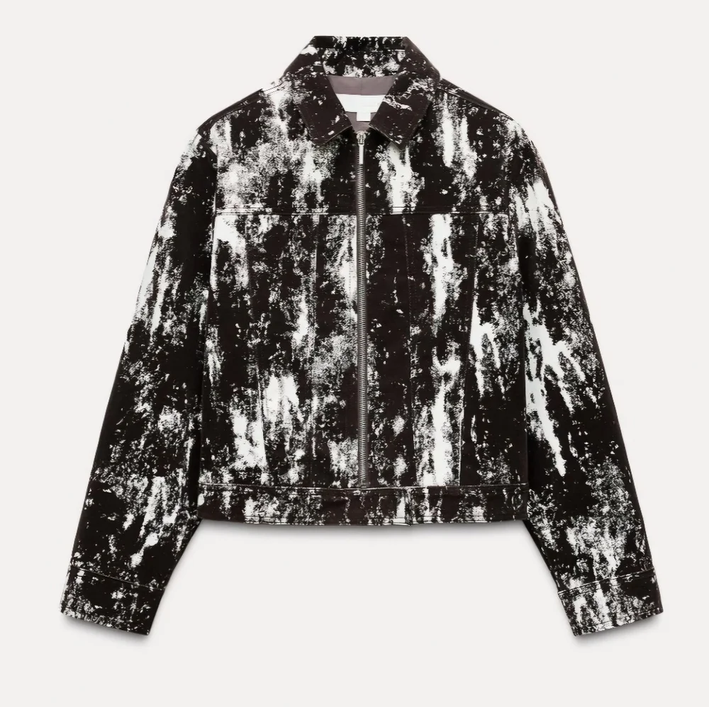 Pattern Flocked Jacket - Picture 3 of 9